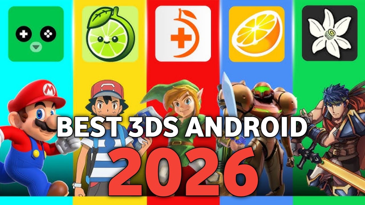Les 7 MEILLEURS émulateurs Nintendo 3DS sur Android (mon classement 2026)