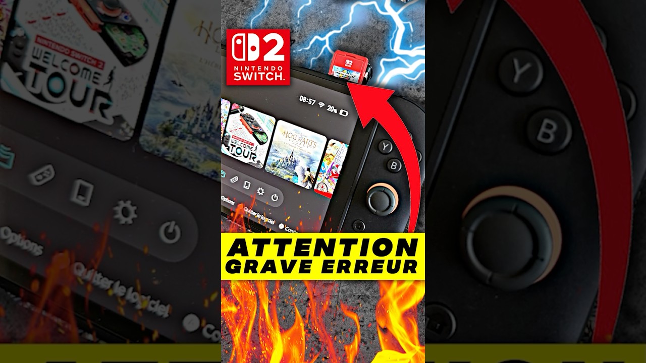 Nintendo Switch 2 ⚠️ Cette ERREUR peut DÉTRUIRE votre console