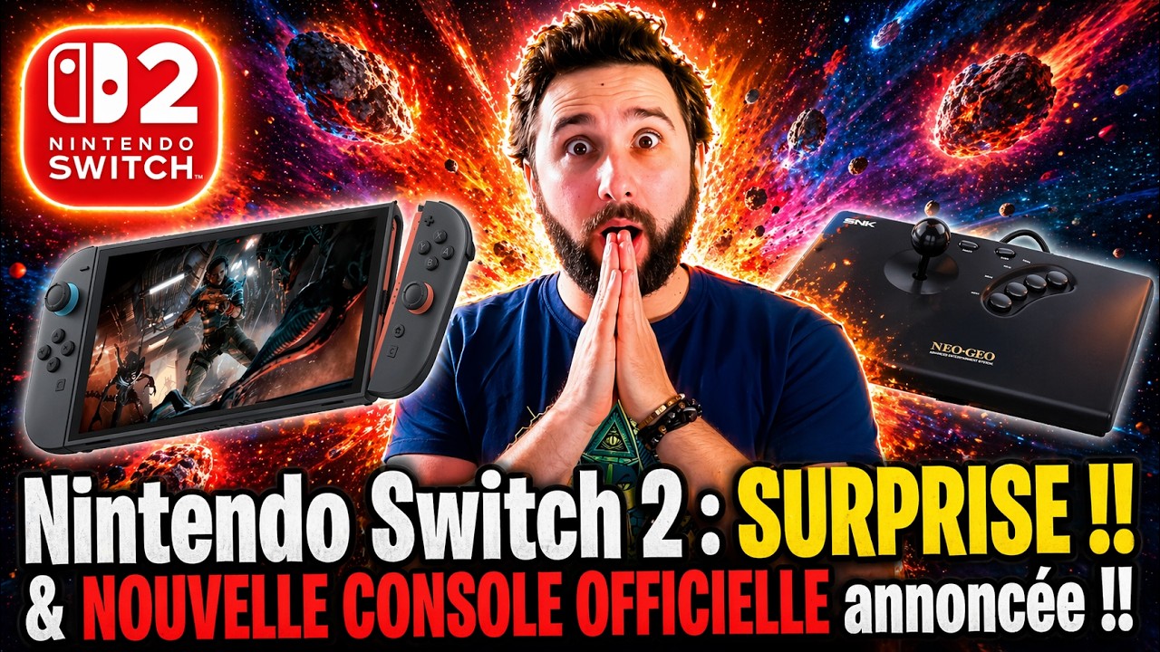 Nintendo Switch 2 : SURPRISE 😱 & NOUVELLE CONSOLE OFFICIELLE annoncée !! 🔥