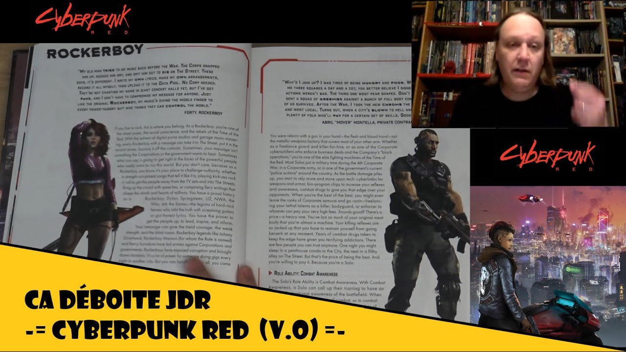 Ça déboite💊🎲 Cyberpunk Red le livre de base (v.o)