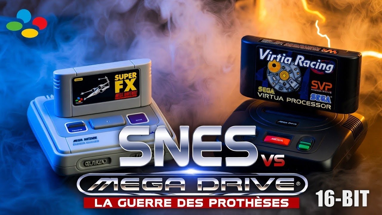 SNES vs MEGA DRIVE : La guerre des processeurs (Retro Gaming Insights)