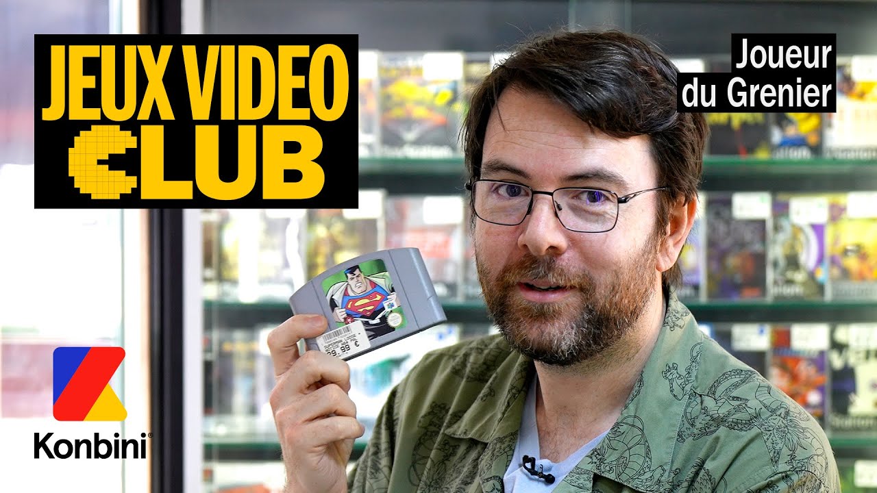 Le légendaire Joueur du Grenier est dans le Jeux Vidéo Club (en vrai il aime bien Tintin au Tibet)