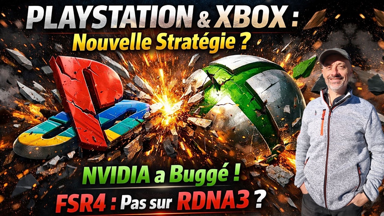 PLAYSTATION et XBOX : Nouvelle stratégie 😱 FSR REDSTONE sur RDNA3 ? 🤔 NVIDIA a Buggé 🤨