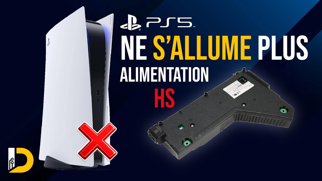 PS5 ne s’allume plus ? Remplacer l’alimentation facilement (guide complet)