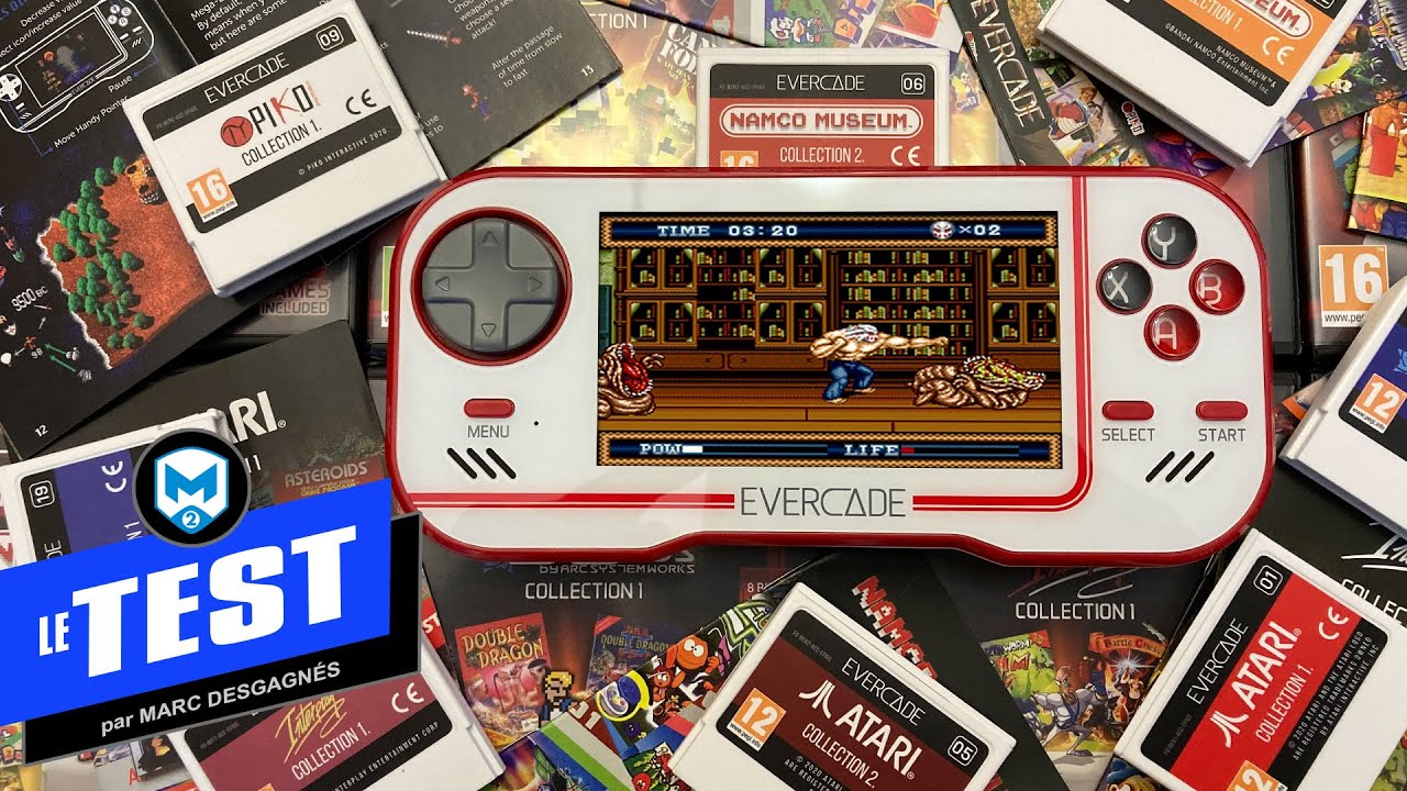 TEST de la console rétro portable Evercade de Blaze Entertainment