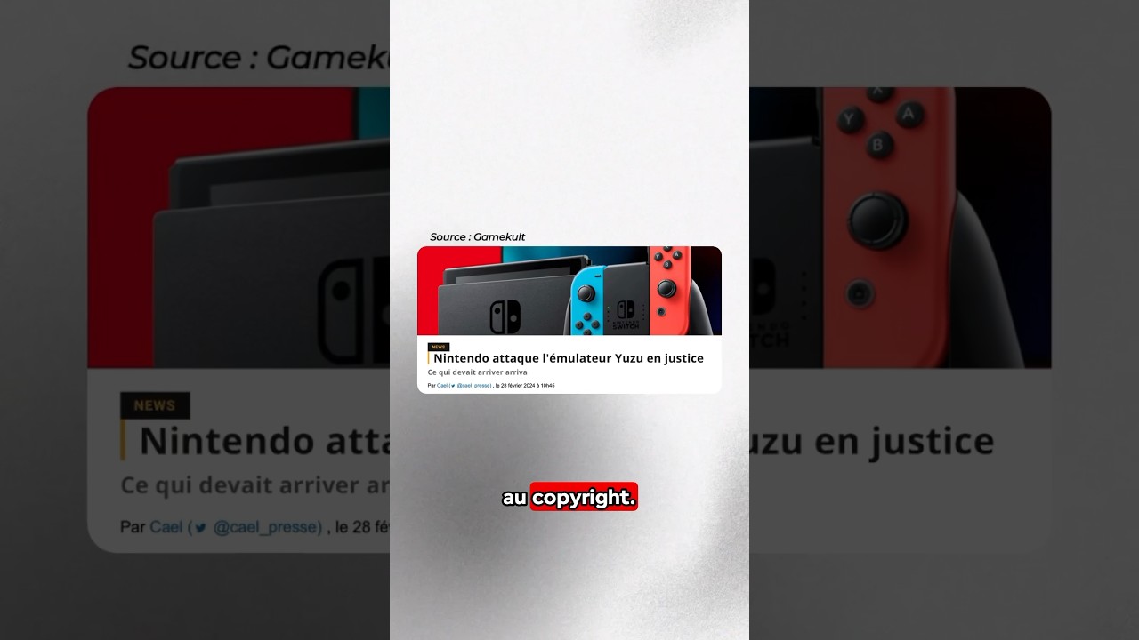 Nintendo attaque GitHub 😱 ?!