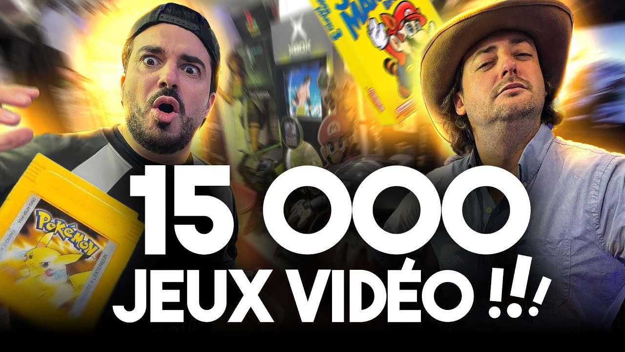 L'INCROYABLE collection de JEUX VIDÉO RETROGAMING d'Alain ! (15 000 jeux et 300 consoles)