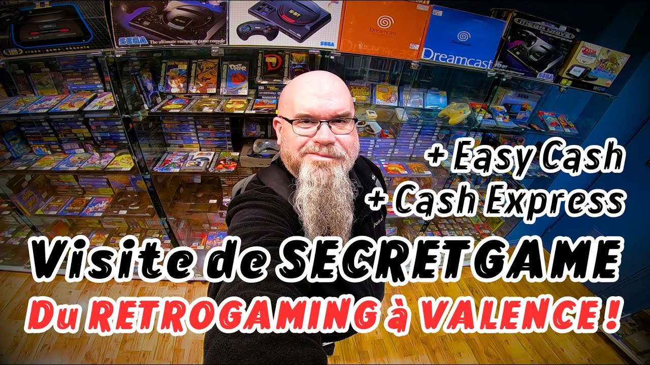 Chasse aux JEUX VIDÉO & RETROGAMING 🕹️ à VALENCE : SECRET GAME, Easy Cash & Cash Express 🎮️