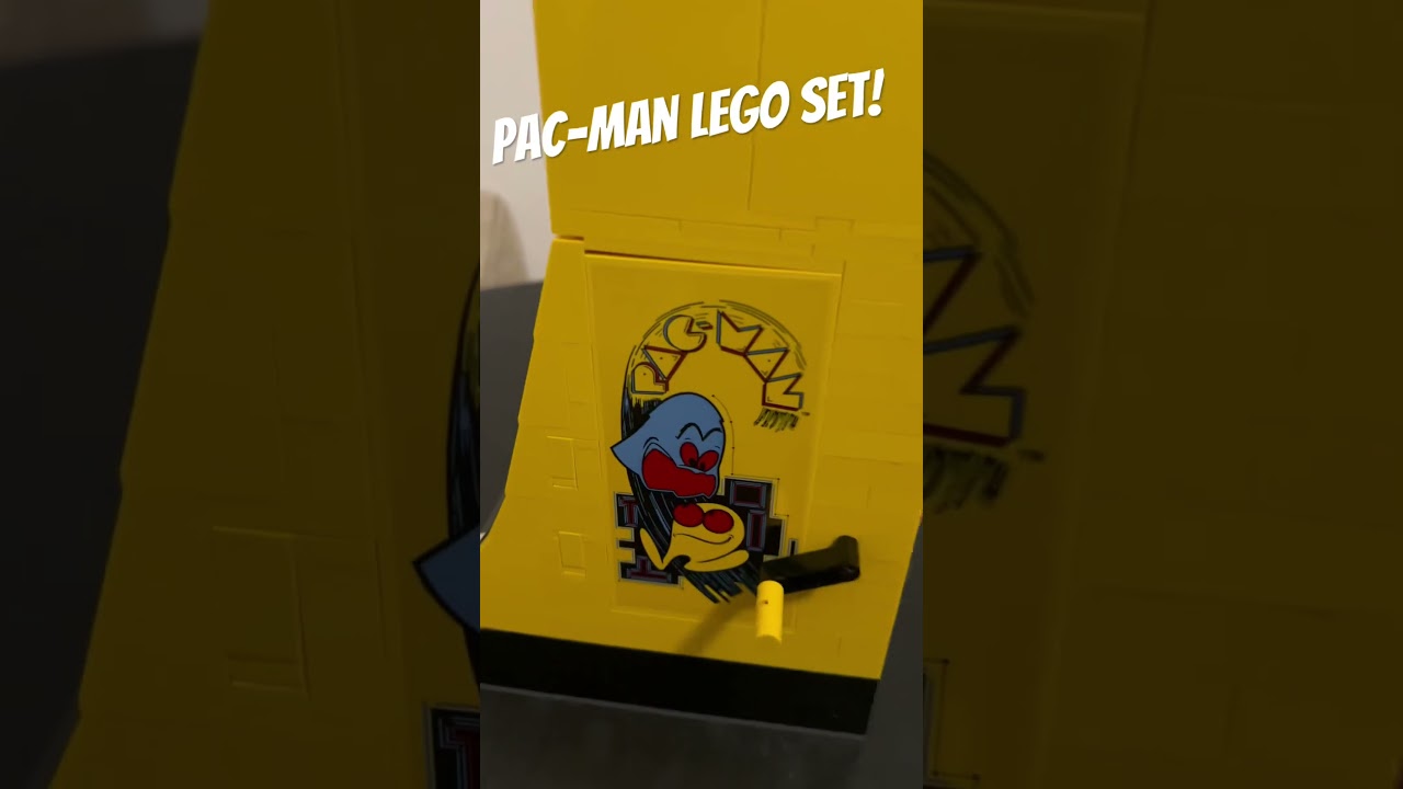 NEW PAC-MAN ARCADE CABINET LEGO SET!!!