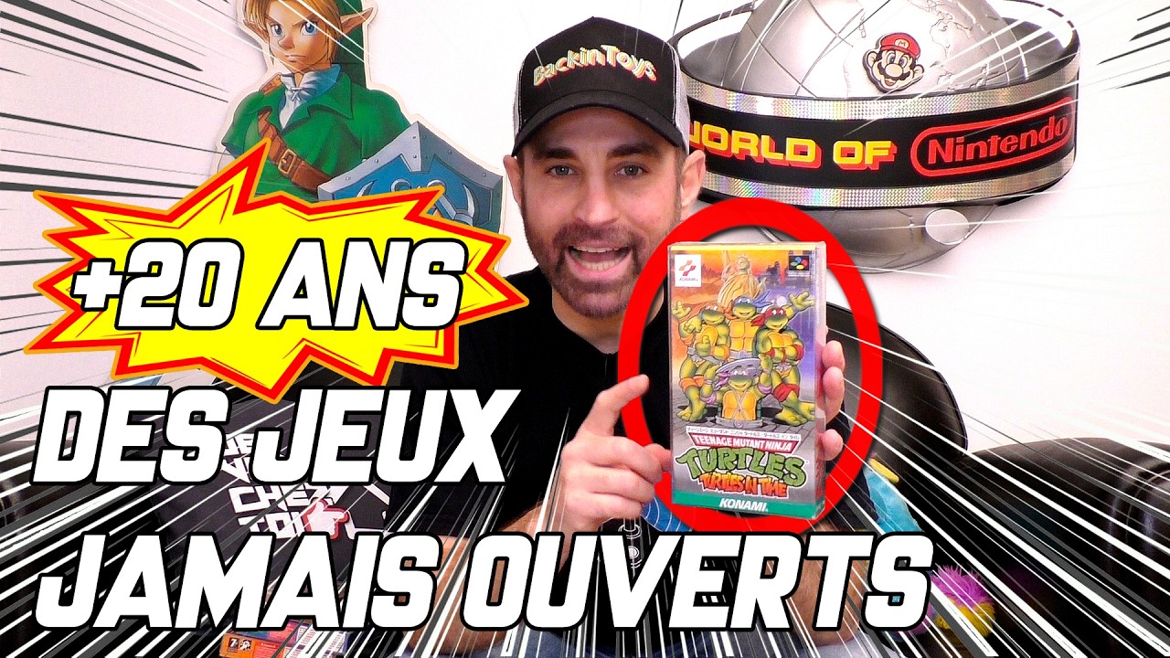 Jeux JAMAIS ouverts en +20ans ! BackinToys - Mega Drive - Super Famicom - GBA - Retro Gaming
