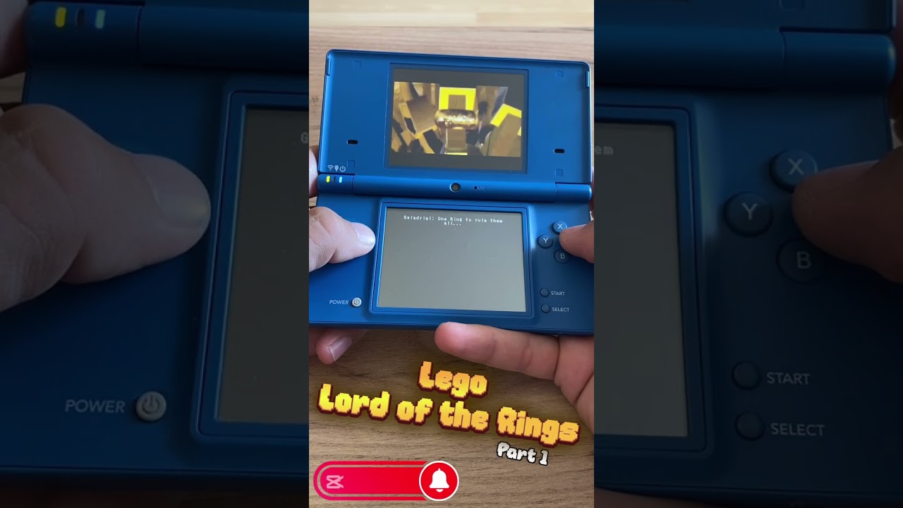 LEGO LORD OF THE RINGS. Nintendo DSI gameplay in 2025. Part 1. #nostalgia #retrogaming #lego