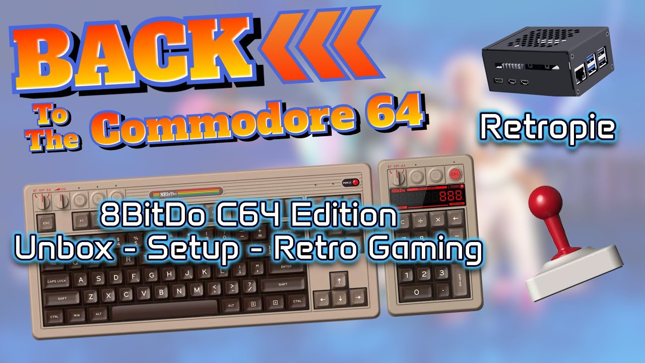 8BitDo C64 | The Best Retro Gaming Keyboard | Unbox | Setup | Retro Gaming |#8bitdo