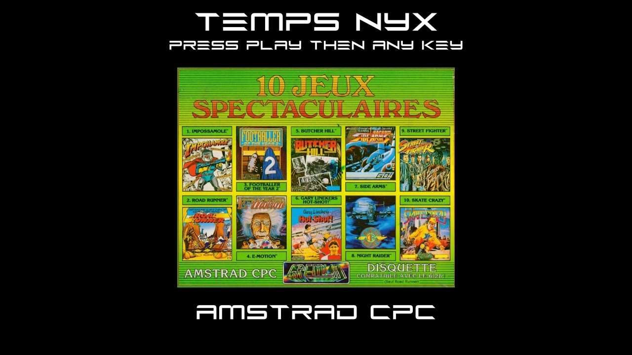 10 Jeux Spectaculaires - Gremlin - 1990 - Amstrad CPC