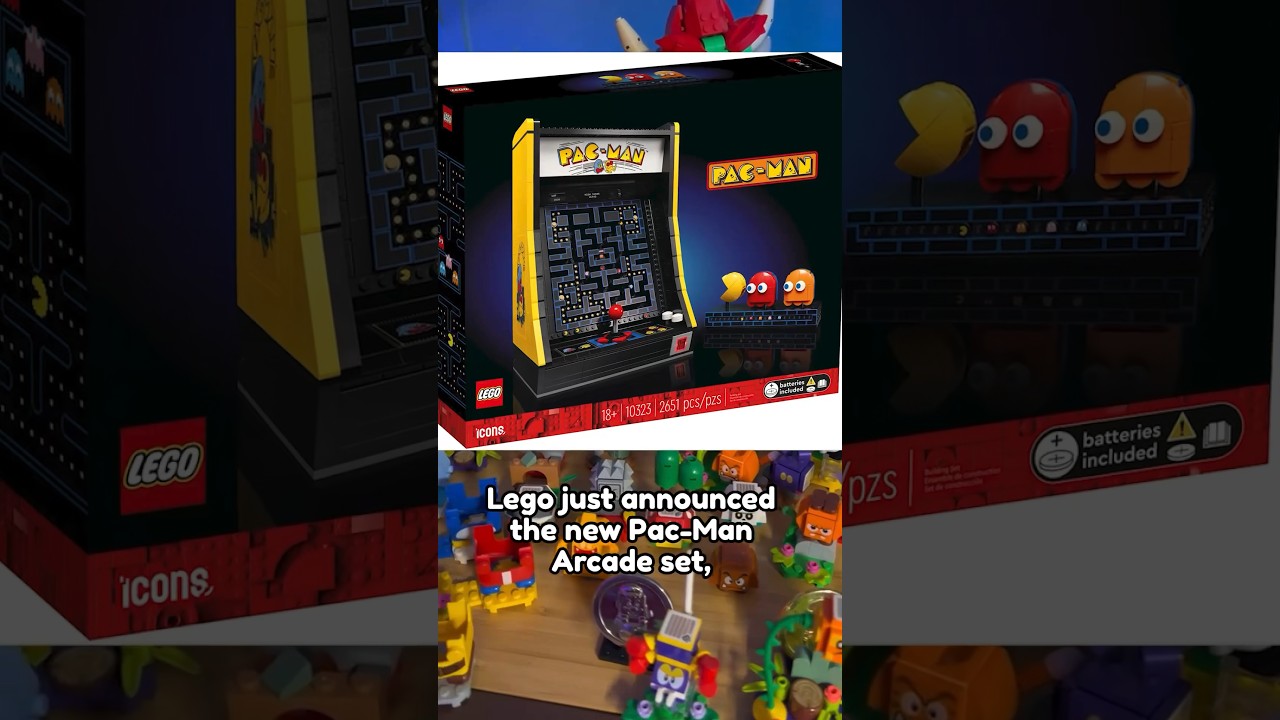New LEGO PAC-MAN Arcade set! #lego #shorts