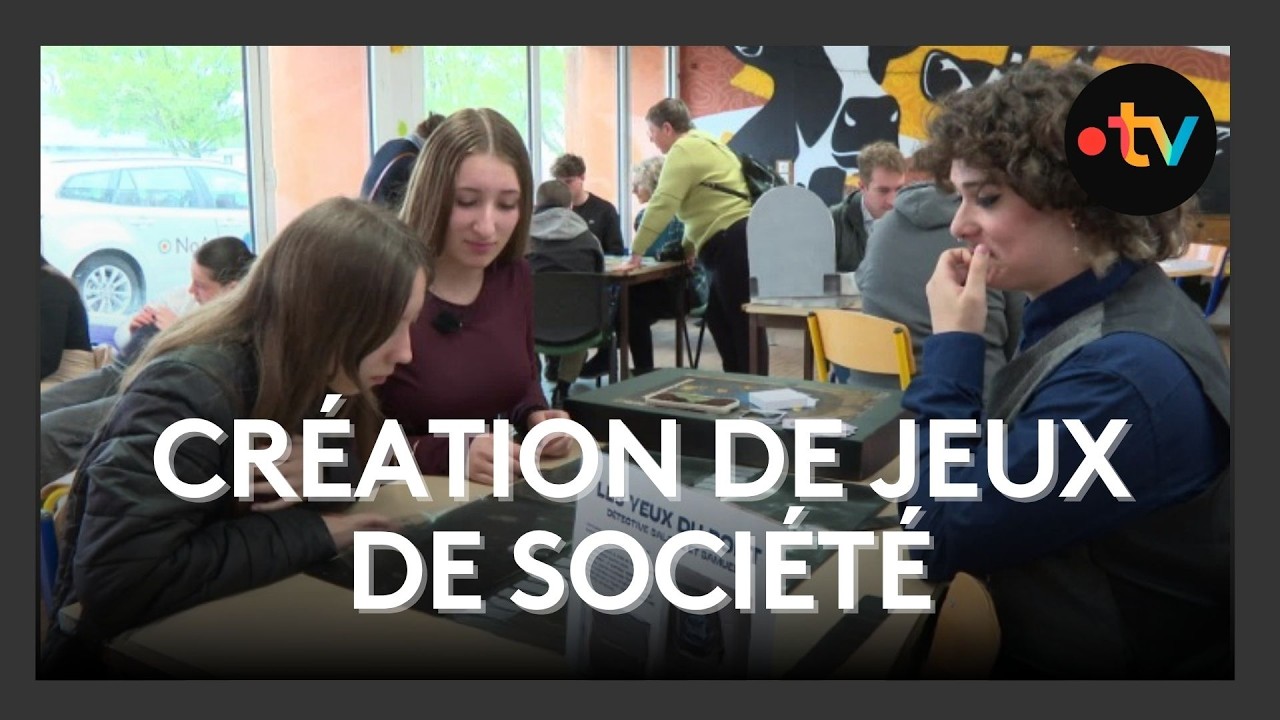 Des jeux de société créés par les lycéens à Montmorillon