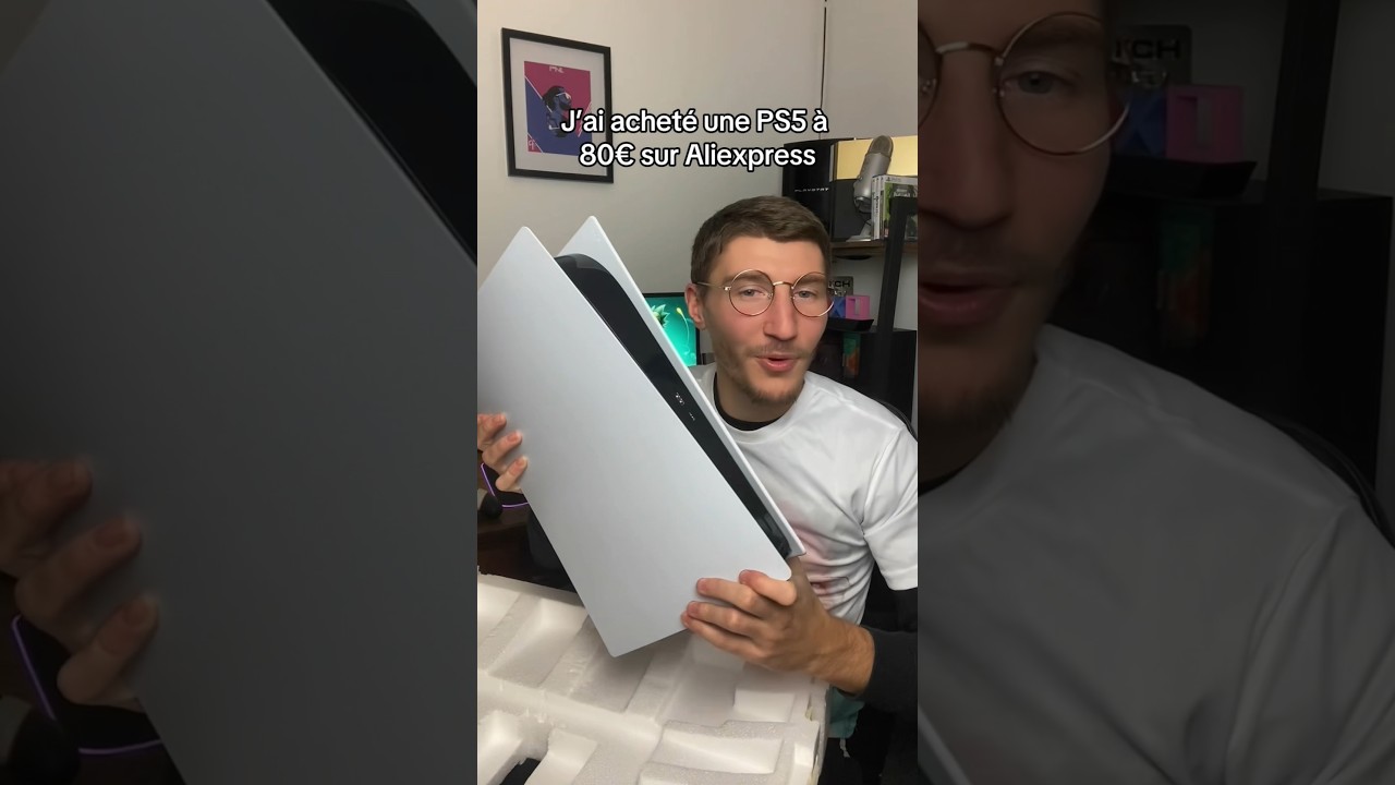 Je suis refait 🔥 #ps5 #aliexpress #jeuxvidéo #déballage #occasion #playstation #haul
