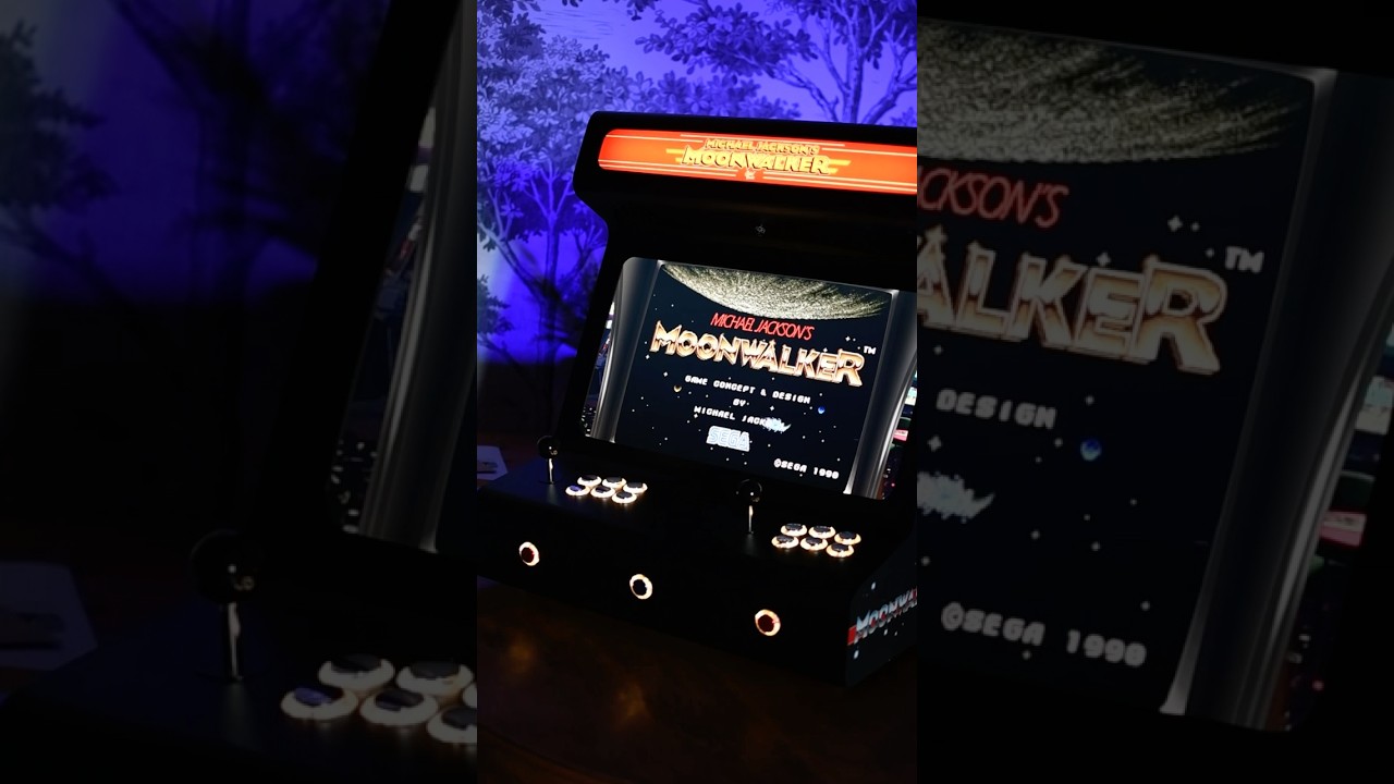 Michael Jackson’s MOONWALKER sur cette nouvelle borne arcade 🤯 #flexarcade #retrogaming #mjforever