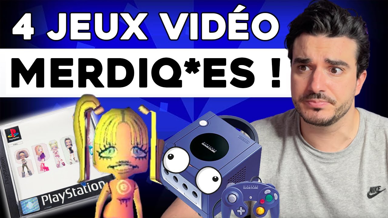 4 jeux vidéo MÉDIOCRES et OUBLIÉS !