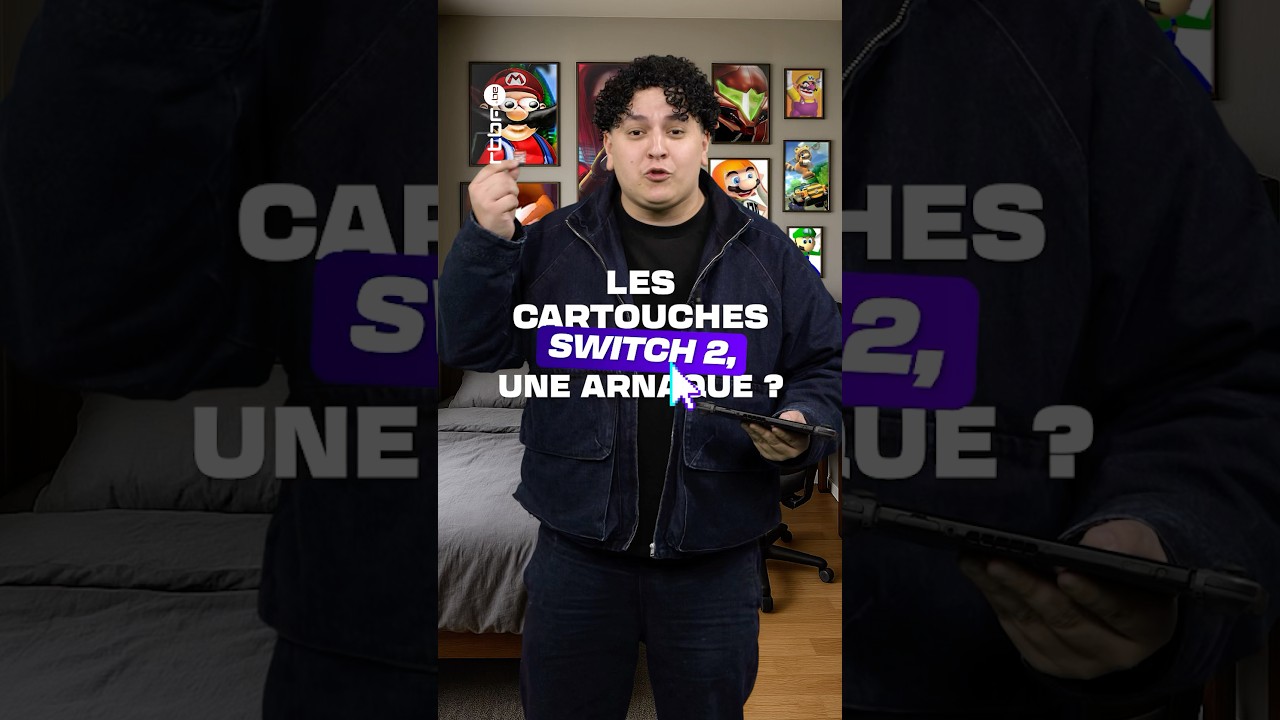 Donc y’a vraiment rien dans les cartouches de la #Switch2 ? Arnaque ou pas ? 🤔 ​⁠@Lemedtv