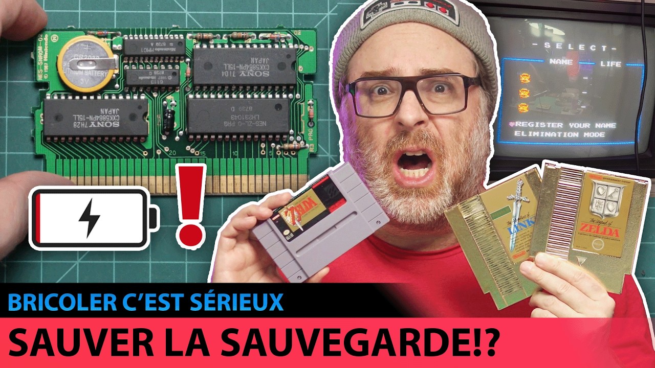 Changer la pile d’un jeu NES/SNES SANS perdre la sauvegarde – BRICOLER C’EST SÉRIEUX