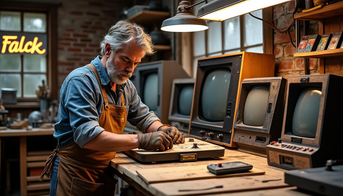 découvrez régis hach, artisan polyvalent à falck près de saint-avold, qui crée des bornes d’arcade uniques et fait revivre la magie du rétro gaming.